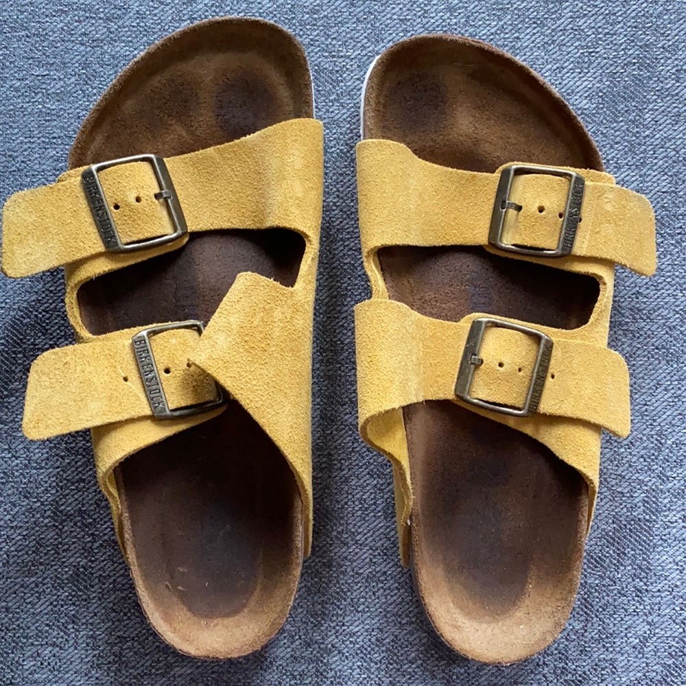 Used, Yellow Birkenstock’s
